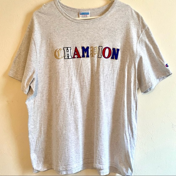 Champion Old English Lettering Mens Heritage Shirt